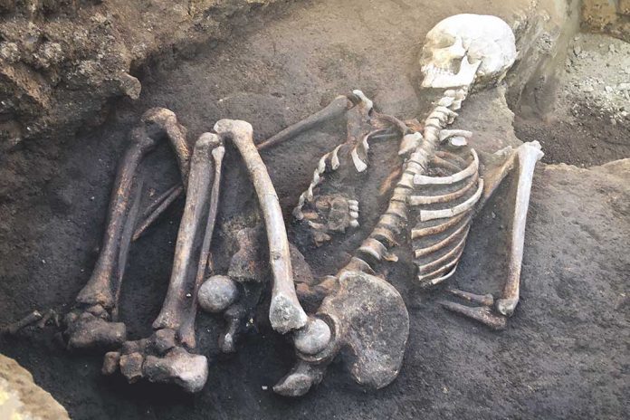 Skeleton Discovered is a Mt. Vesuvius Victim Fleeing Deadly Volcano