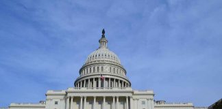 US Capitol Building under clear blue sky