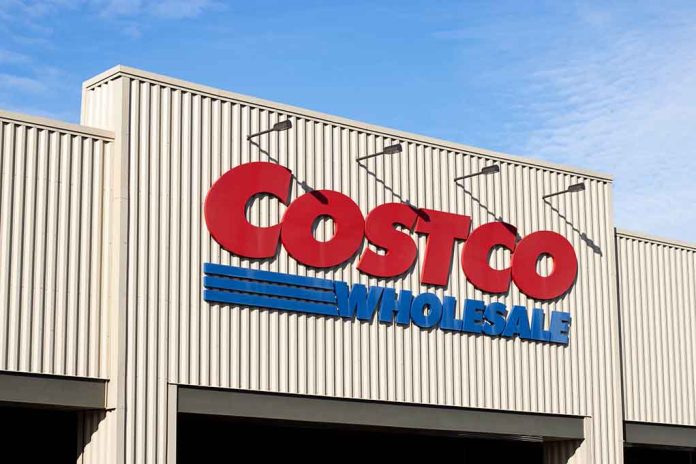 Costco Wholesale building exterior with prominent logo sign.