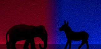 Republican and Democrat symbols