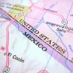 US and Mexico border