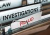 Files labeled Investigations and Fraud in folder