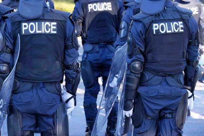 1952009191 featured image Police officers in riot gear with shields