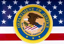 Arctic Frost Bombshell: Worse Than Watergate? Department of Justice seal on American flag background.