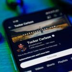 Tucker ATTACKS FBI: Assassination Cover-Up Clash Smartphone displaying a YouTube channel profile page.