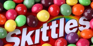 Kennedy’s Bold SNAP Reform: Candy Out! A colorful assortment of Skittles candies surrounding the Skittles packaging