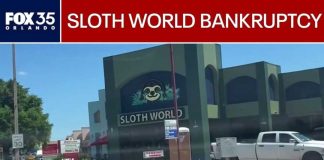 Sloth World owner declares bankruptcy, no plans to open