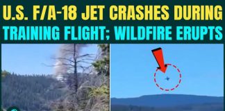 U.S F/A-18 Hornet Crash BREAKING: Trump’s Jet Went Down in Washington During Training Mission