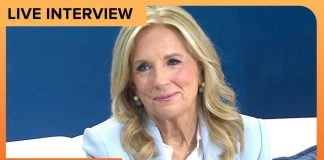 Jill Biden CRINGES On Stage After Joe Crashes Her Event!