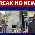 Explosion Rips Federal Building – Suspect ARRESTED! Fireworks explode outside of NYC's immigration court at 26 Federal Plaza