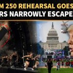 Trump's Freedom 250 HORROR: Dancer BARELY Escapes As Stage Falls Apart Mid-Rehearsal | CAUGHT ON CAM