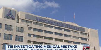 Hospital Mix-Up Leaves Patients Paralyzed TBI investigating medical mistake at Nashville hospital