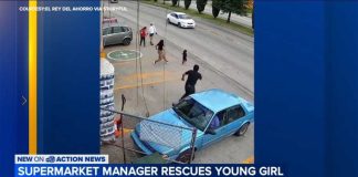Supermarket Manager’s QUICK Thinking Saves Toddler Supermarket manager saves child from oncoming traffic in Mexico