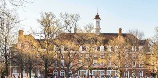 College Republicans ATTACKED – Targeted for Expulsion by Campus Leftists Students relaxing on a campus quad in front of a brick academic building