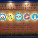 Pentagon Disables ALL Military Tracking Devices U.S. Department of Defense display wall with service seals