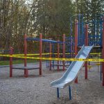 Child Predator Hired For THIS – Disgusting Church Cover Up Playground equipment wrapped with caution tape