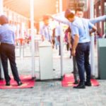 Suspect ARRESTED – Bomb Threat ROCKS Conservative Event! Security officers screen people at walk-through metal detectors