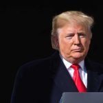 Traitor! Leaders Go Berserk After Trump Says Let Iran Take Out LA Donald Trump at a podium with a microphone