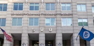 Attorney ARRESTED – Vowed to Kill ICE Agents While Buying Gun US government building facade with flags and number 500